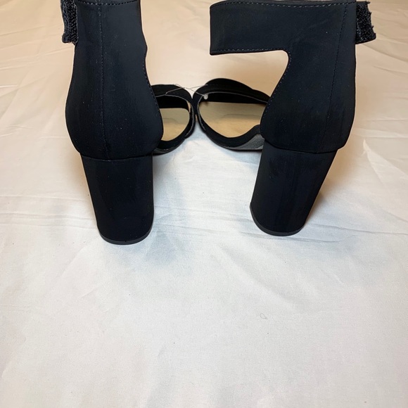 Black Suede Chunky Heel (New) - Picture 6 of 6